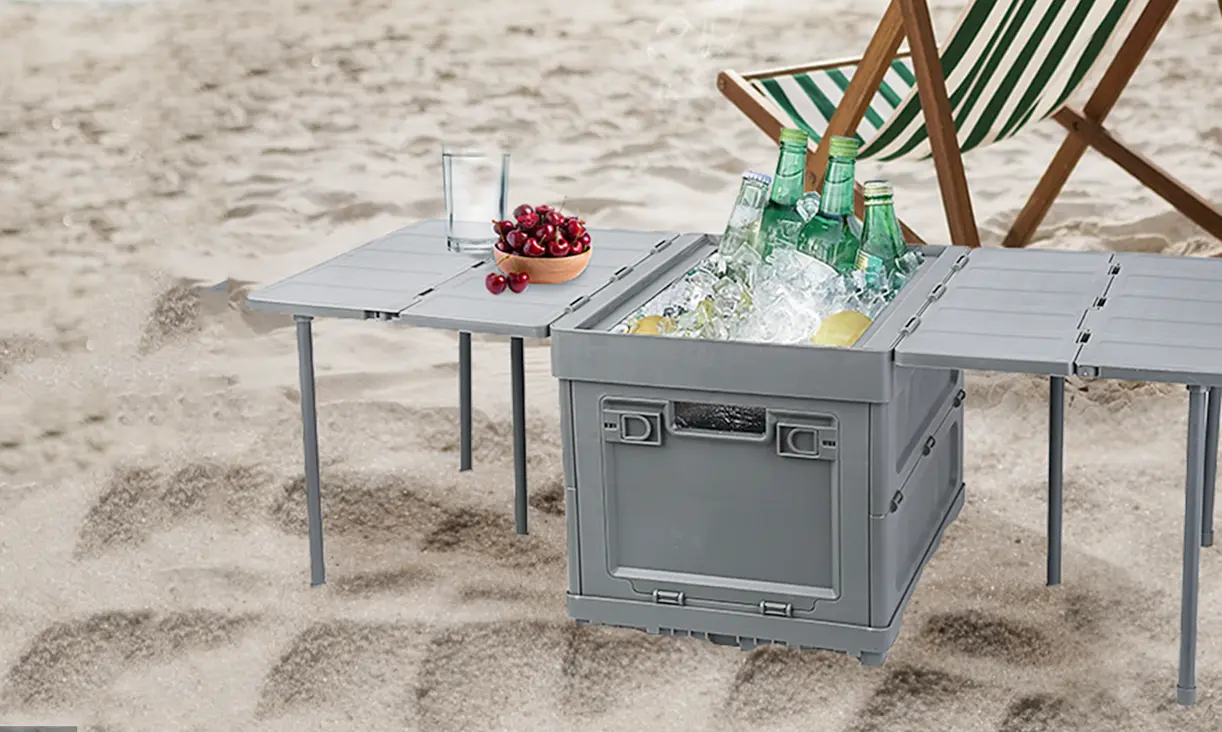 Camping Storage Box with Waterproof Bag